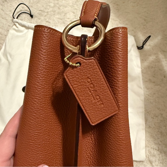 Coach Polished Pebble Leather Charlie Bucket Shoulder and Crossbody Bag - Picture 6 of 13